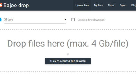 Bajoo drop : share files publicly and securely